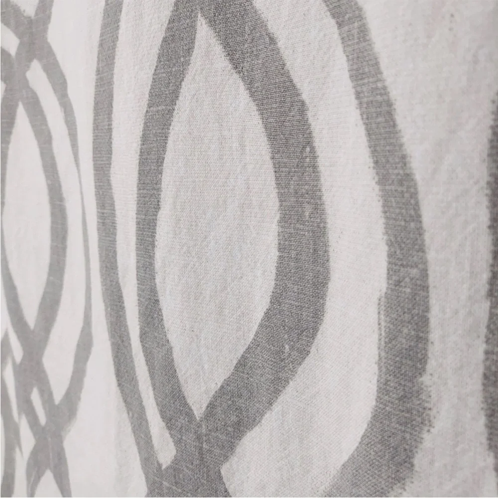 West Elm Curtain Panels - Cotton Scribble Lattice Hidden Tab 6-panels